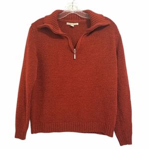 Carolyn Taylor Knit XL Zip Pullover Long Sleeves